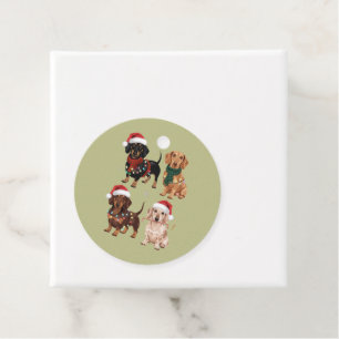 Dachshund Christmas Dog Mum Lover Xmas Gift Favour Tags