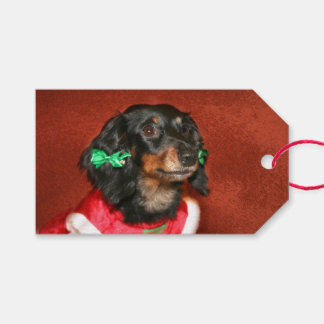 Dachshund Christmas Gift Tags