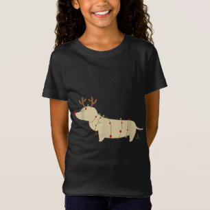 Dachshund Christmas Lights Chistmas Season T-Shirt