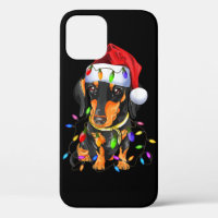 Dachshund Christmas Loves led T-Shirt Gifts Cute D