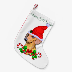 Dachshund Christmas Merry Small Christmas Stocking