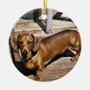Dachshund Christmas Ornament Add Your Photo