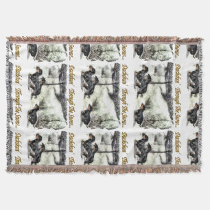 Dachshund Christmas Throw Blanket