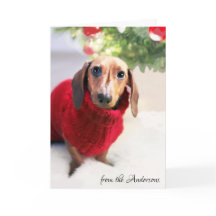 Dachshund Christmas Tree Dog Sweater Customise