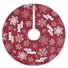 Dachshund Christmas Tree Skirt Wiener Dog Holiday