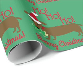Dachshund Christmas Wrapping Paper