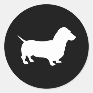 Dachshund Classic Round Sticker