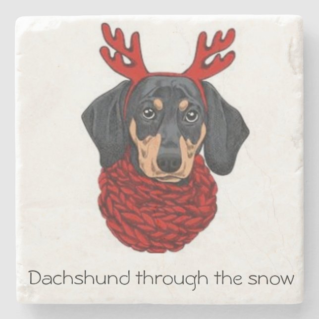 Dachshund Coaster (Front)