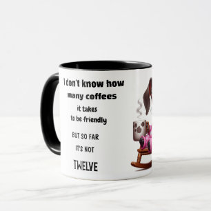 Dachshund Coffee Humour Mug