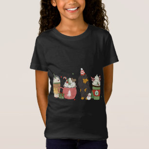 Dachshund Coffee Latte Winter Christmas Dog Mum Ho T-Shirt
