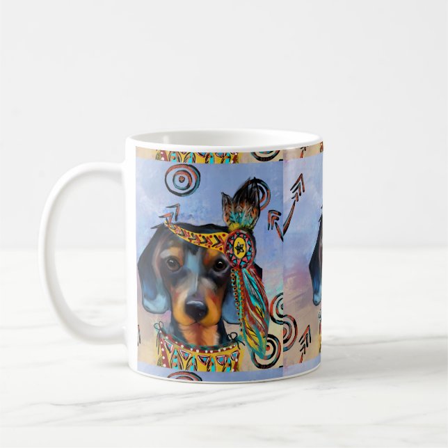 DACHSHUND   COFFEE MUG (Left)