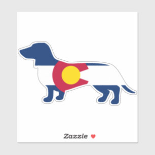 Dachshund Colorado Flag