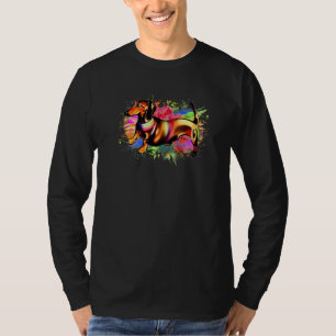 Dachshund Colourful Pop Weiner Dog Dachshund Breed T-Shirt