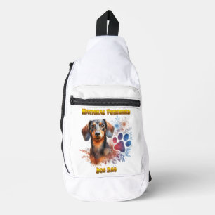 Dachshund Connection: A Pawesome Bond Sling Bag