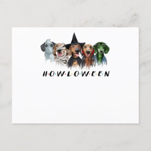 dachshund costume halloween t-shirt halloween postcard