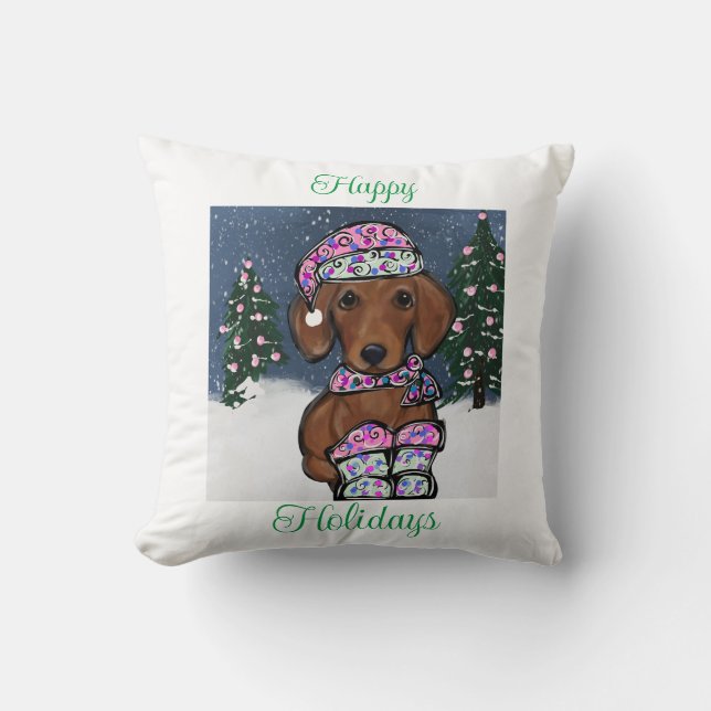 Dachshund   cushion (Front)