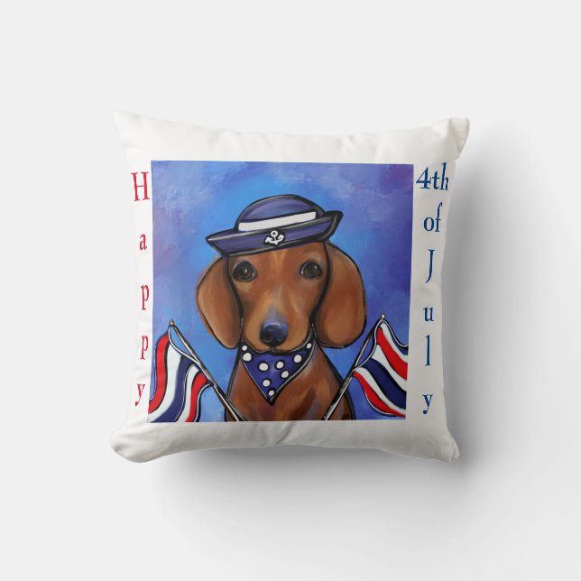 Dachshund Cushion (Front)
