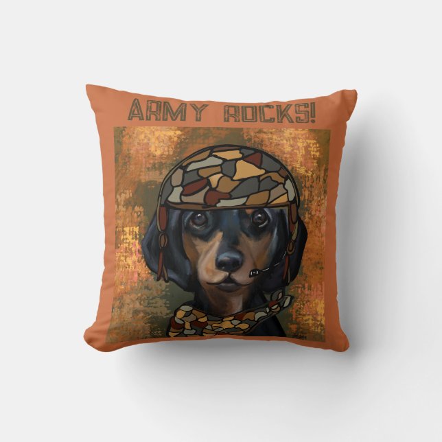 DACHSHUND CUSHION (Front)