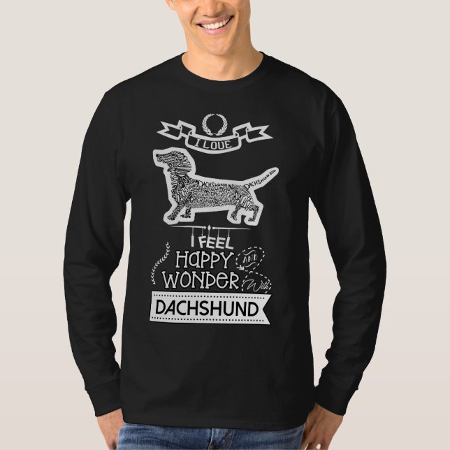 Dachshund Cute T-Shirt (Front)