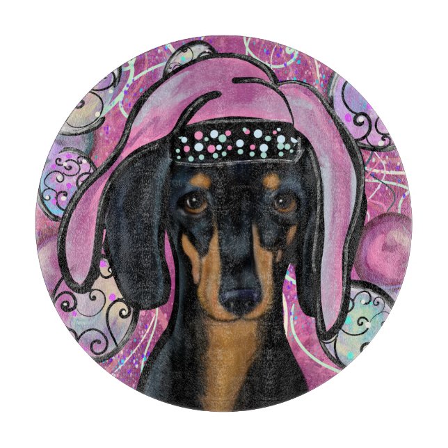 DACHSHUND        CUTTING BOARD (Front)