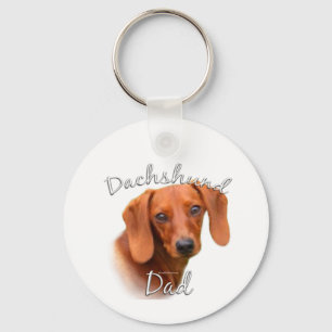 Dachshund Dad 2 Key Ring