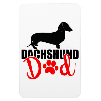 Dachshund Dad 4x6 Magnet