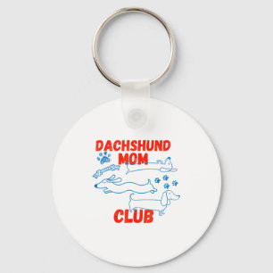 Dachshund Dad Club Life Is Better With Doxies Fath Key Ring