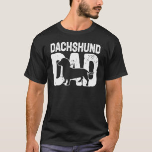 Dachshund Dad Doxie Daddy Dog Owner Pet Father T-Shirt