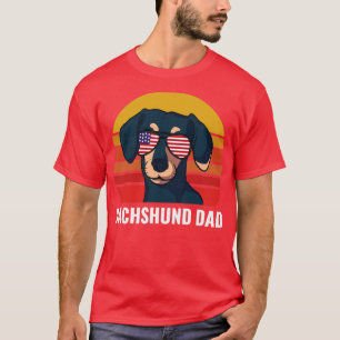 Dachshund Dad Funny Weiner Dog T-Shirt
