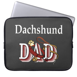 Dachshund Dad Gifts Laptop Sleeve