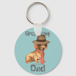 Dachshund Dad Key Ring