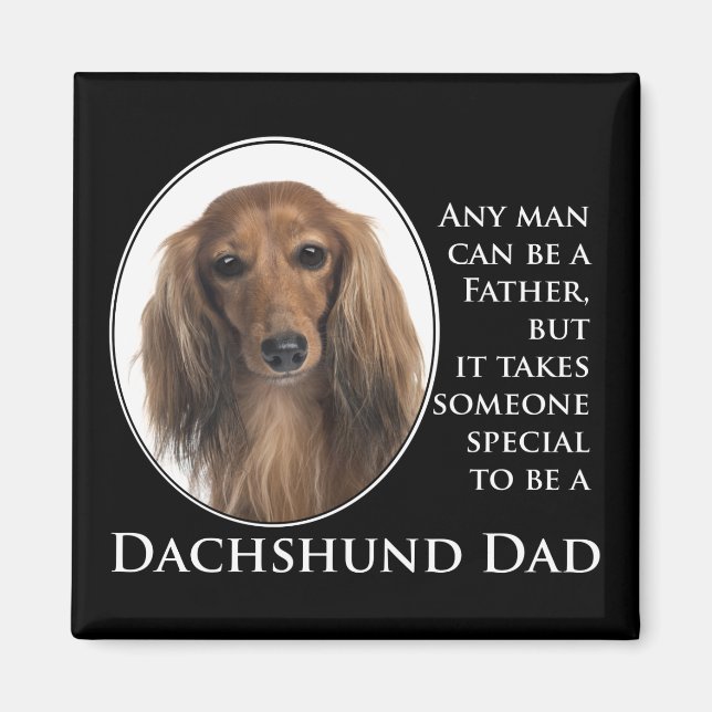 Dachshund Dad Magnet (Front)