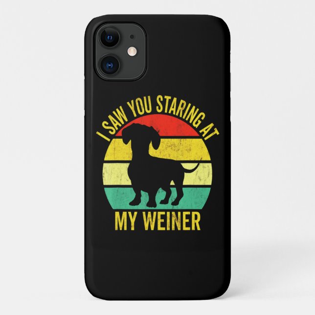 Dachshund Dad Men Case-Mate iPhone Case (Back)