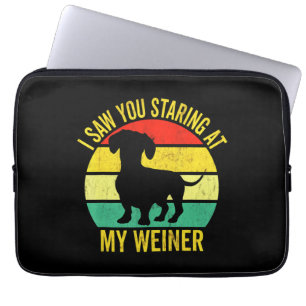 Dachshund Dad Men Laptop Sleeve