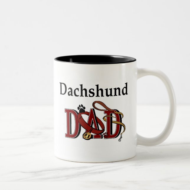 Dachshund Dad Mug (Right)
