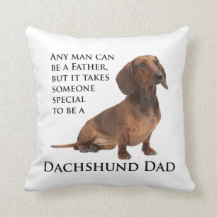 Dachshund Dad Pillow