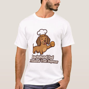 Dachshund Dad Professional Treat Dispenser T-Shirt