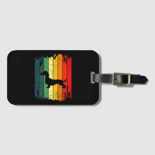 Dachshund Dad Weiner Pet Owner Luggage Tag