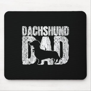 Dachshund Dad Wiener Father Fathers Day Vintage Gi Mouse Mat