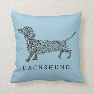 Dachshund Design Cushion