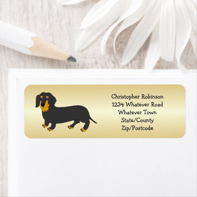Dachshund Design Personalised (Insitu)