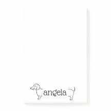 Dachshund Dog Border | Custom Name Template