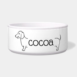 Dachshund Dog Border Cute Doxie Name