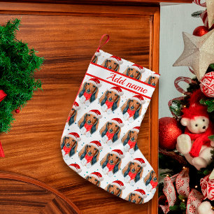Dachshund Dog Breed Christmas Small Christmas Stocking