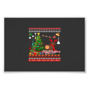 Dachshund Dog Butt Christmas Ugly Classic T-Shirt Photo Print