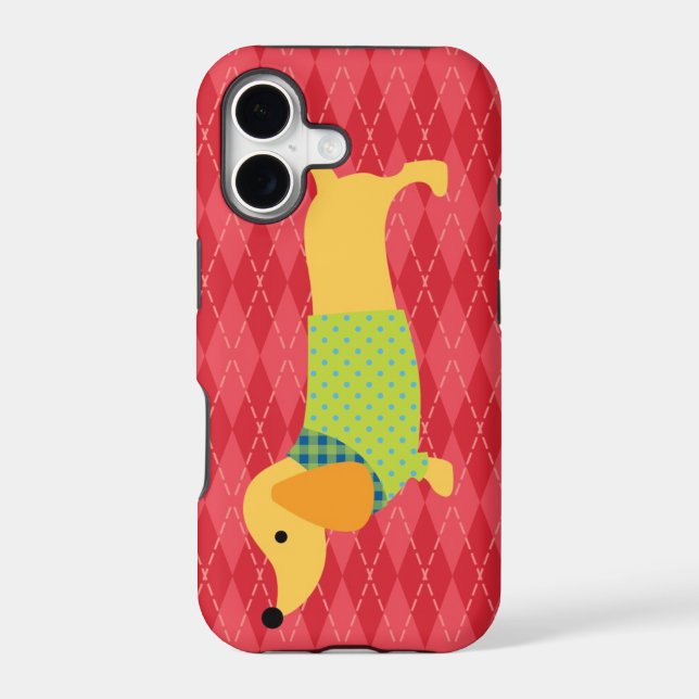 Dachshund Dog Case-Mate Case (Back)
