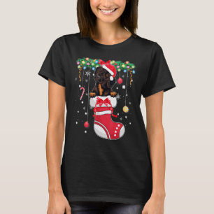 Dachshund Dog  Christmas  Dog Christmas Stocking 1 T-Shirt