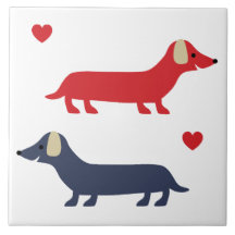 Dachshund Dog Colourful Doxies and Paws 1