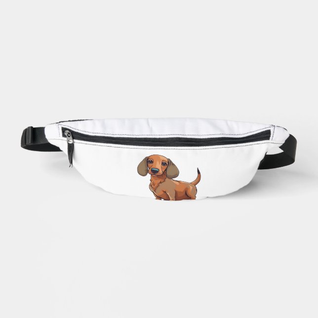 Dachshund Dog Cute  Bum Bags (Front)
