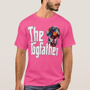 Dachshund Dog Dad Dogfather Dogs Daddy Father girl T-Shirt